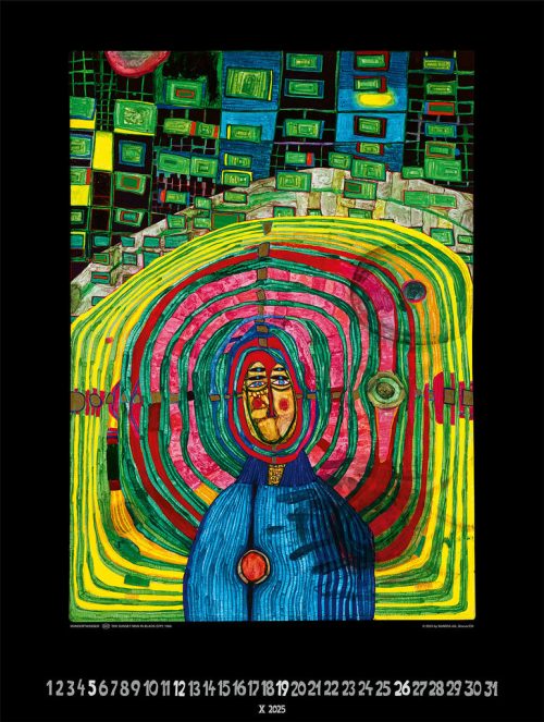 Großer Hundertwasser Art Calendar 2025 Limited Collector's Edition – Bild 11