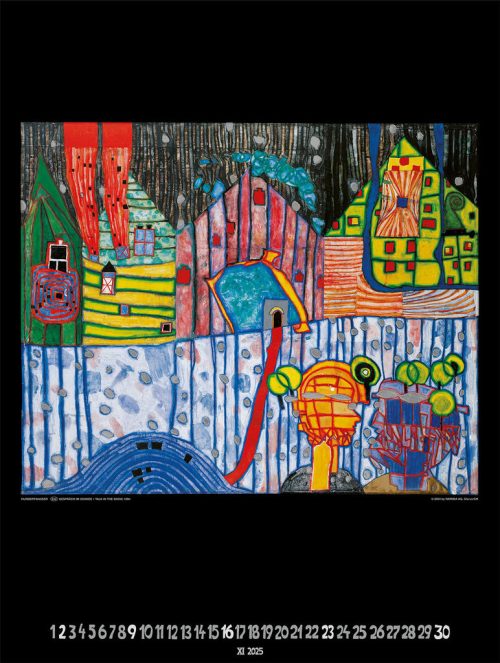 Großer Hundertwasser Art Calendar 2025 Limited Collector's Edition – Bild 12