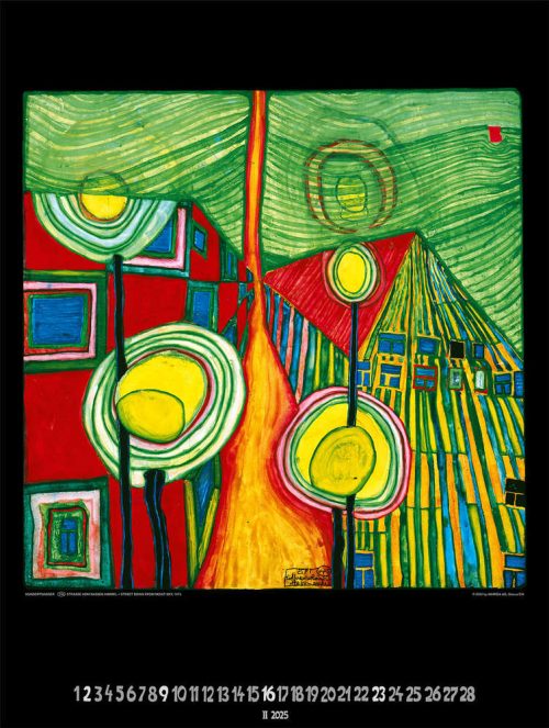 Großer Hundertwasser Art Calendar 2025 Limited Collector's Edition – Bild 3