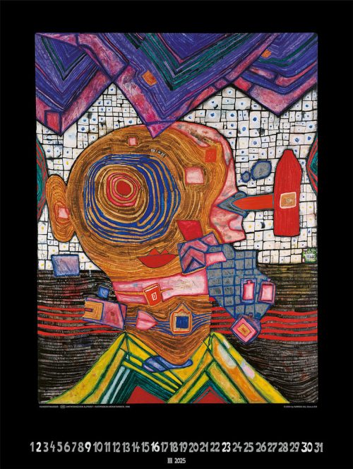 Großer Hundertwasser Art Calendar 2025 Limited Collector's Edition – Bild 4