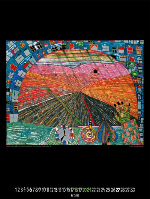 Großer Hundertwasser Art Calendar 2025 Limited Collector's Edition – Bild 5