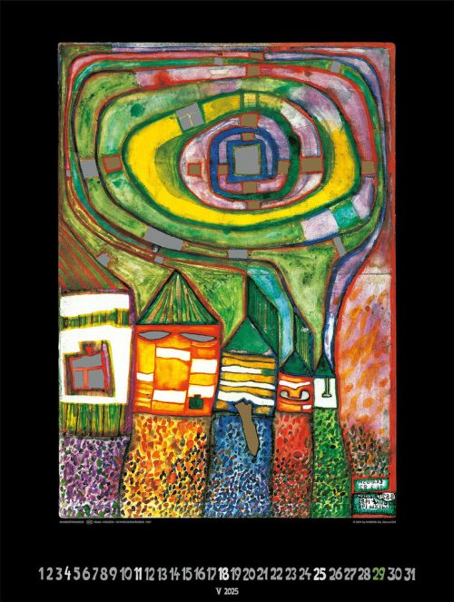 Großer Hundertwasser Art Calendar 2025 Limited Collector's Edition – Bild 6