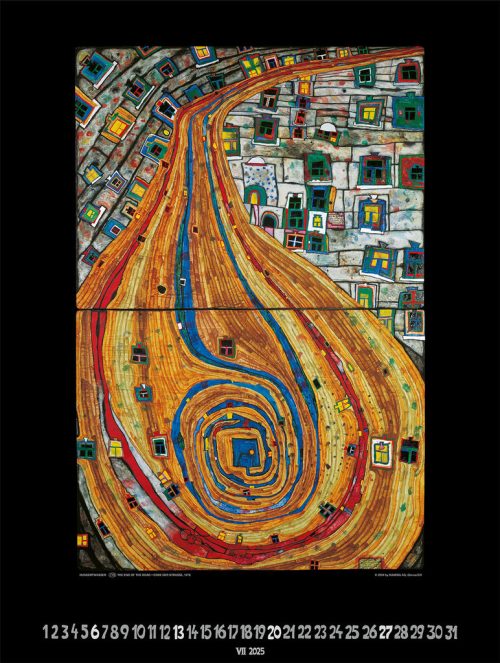 Großer Hundertwasser Art Calendar 2025 Limited Collector's Edition – Bild 8