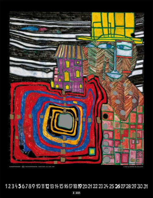 Hundertwasser Art Calendar 2025 – Bild 11