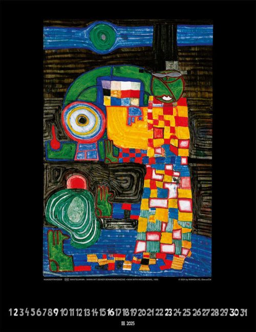 Hundertwasser Art Calendar 2025 – Bild 4