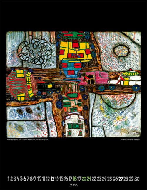 Hundertwasser Art Calendar 2025 – Bild 5