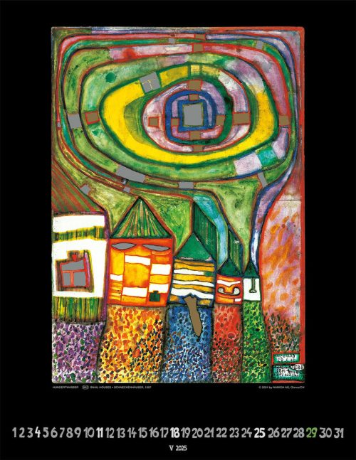 Hundertwasser Art Calendar 2025 – Bild 6