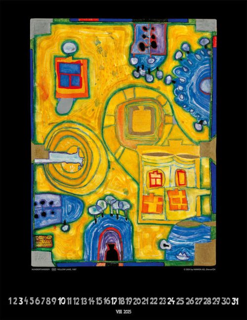 Hundertwasser Art Calendar 2025 – Bild 9