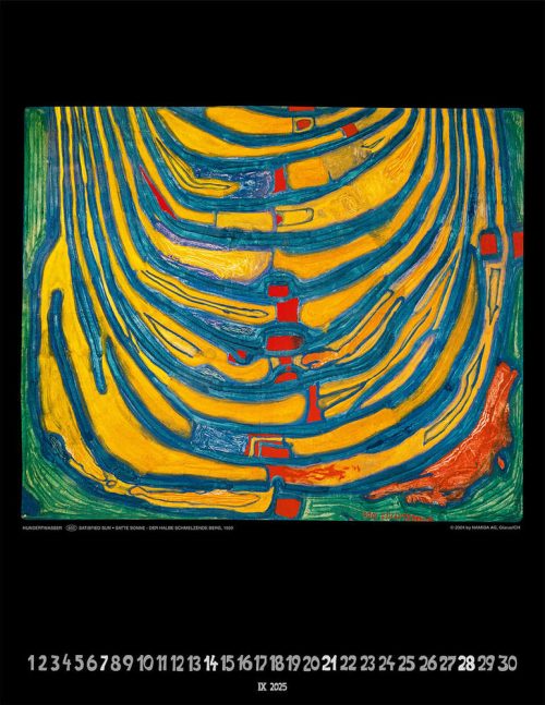 Hundertwasser Art Calendar 2025 – Bild 10